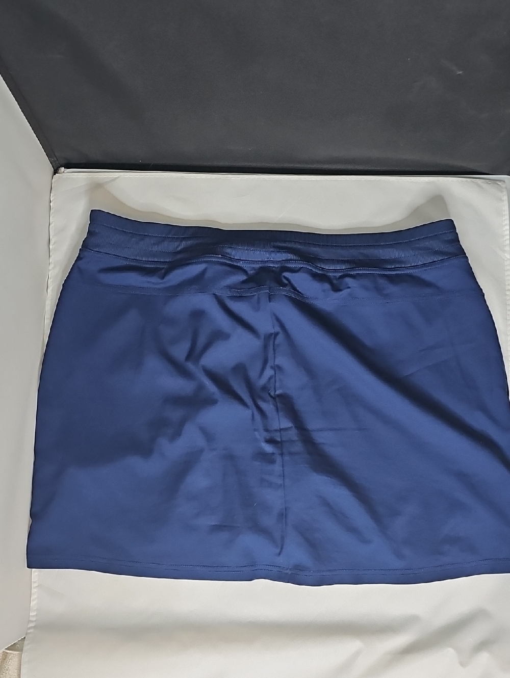 St. John's Bay Navy Athletic Skirt - Picture 2 of 4